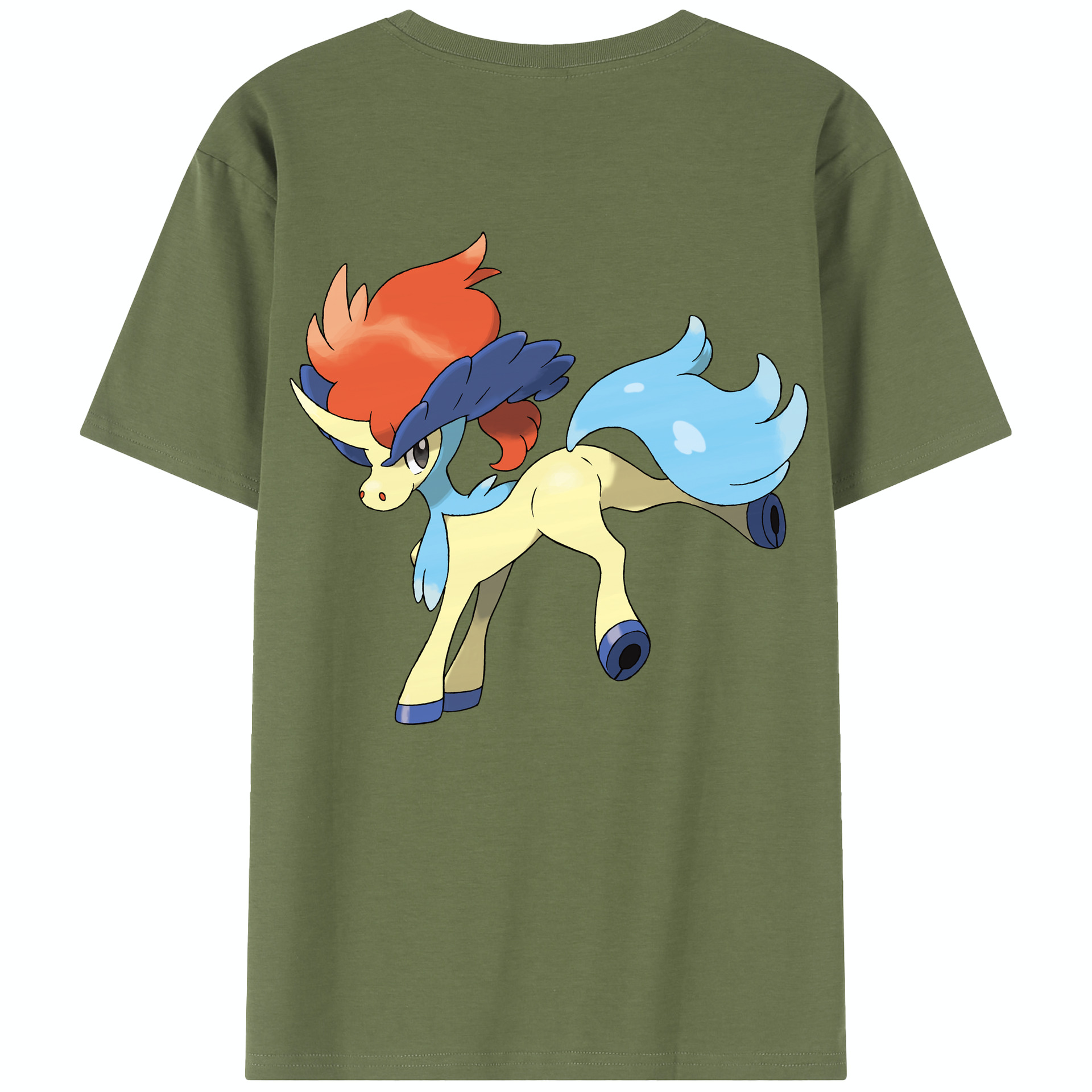 （画像用） ポケットモンスター Pokémon 綿100％半袖Tシャツ（背面プリント）